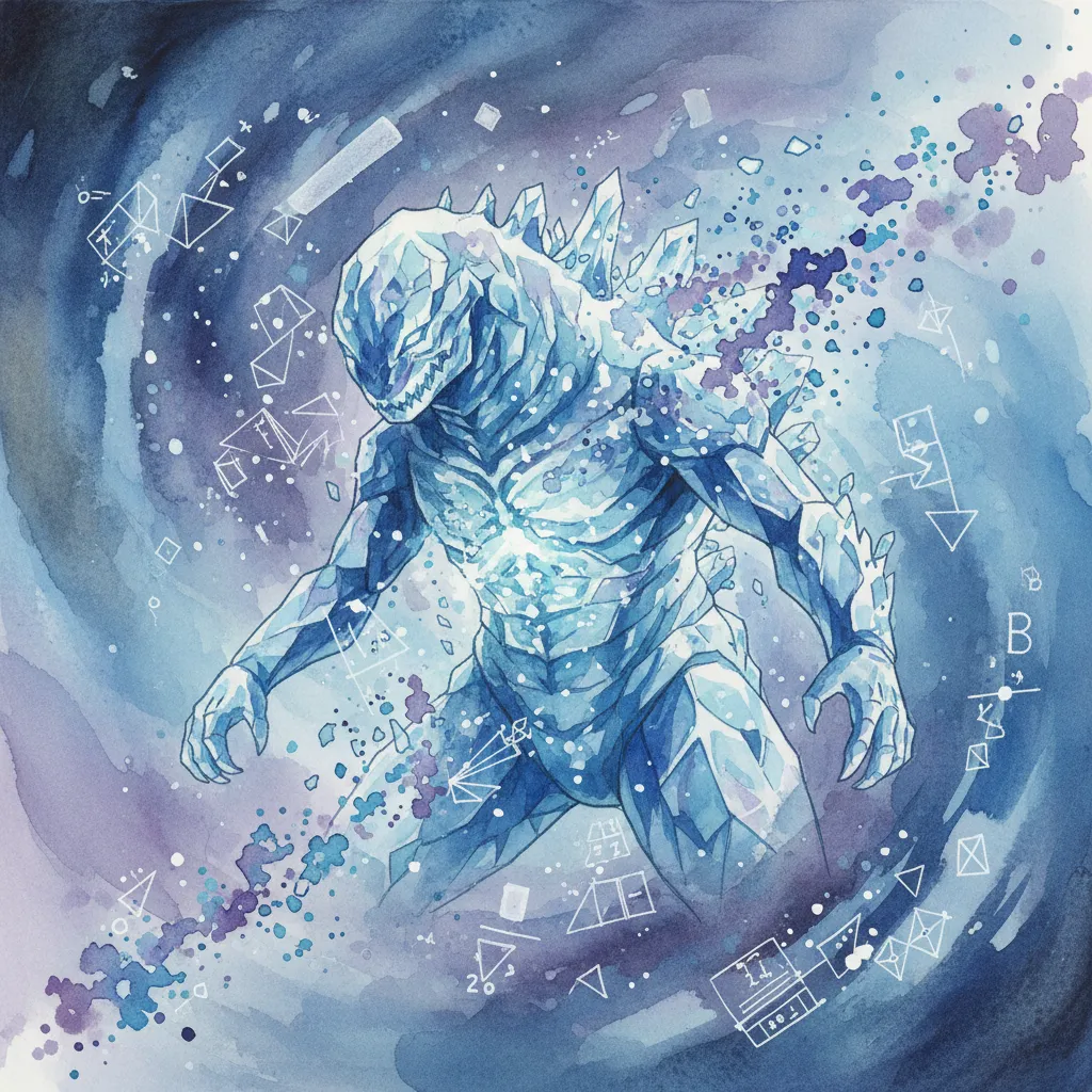 雨の中、設計図を前に頭を抱えるクロワ