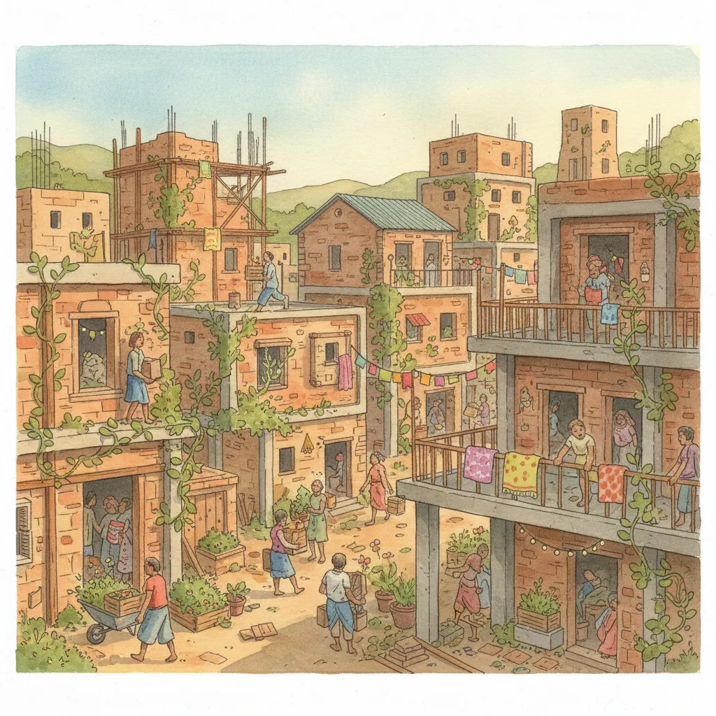 設計図に赤ペンで80%と書き込むクロワ