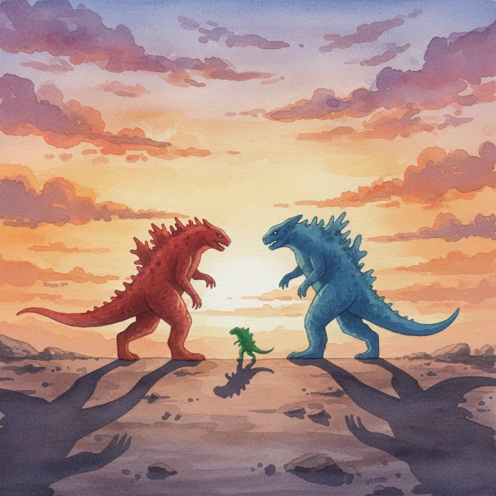 荷物を解き、焚き火のそばに座り直すノビ